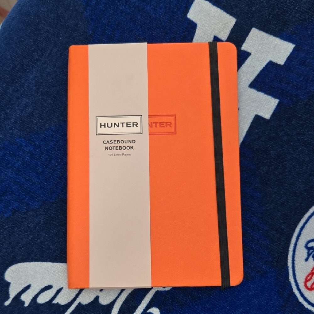 Hunter Vibrant Orange Casebound Notebook